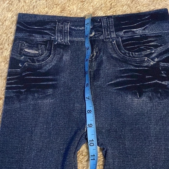 Candy  Couture Jean look Leggings (Small) - Picture 6 of 7